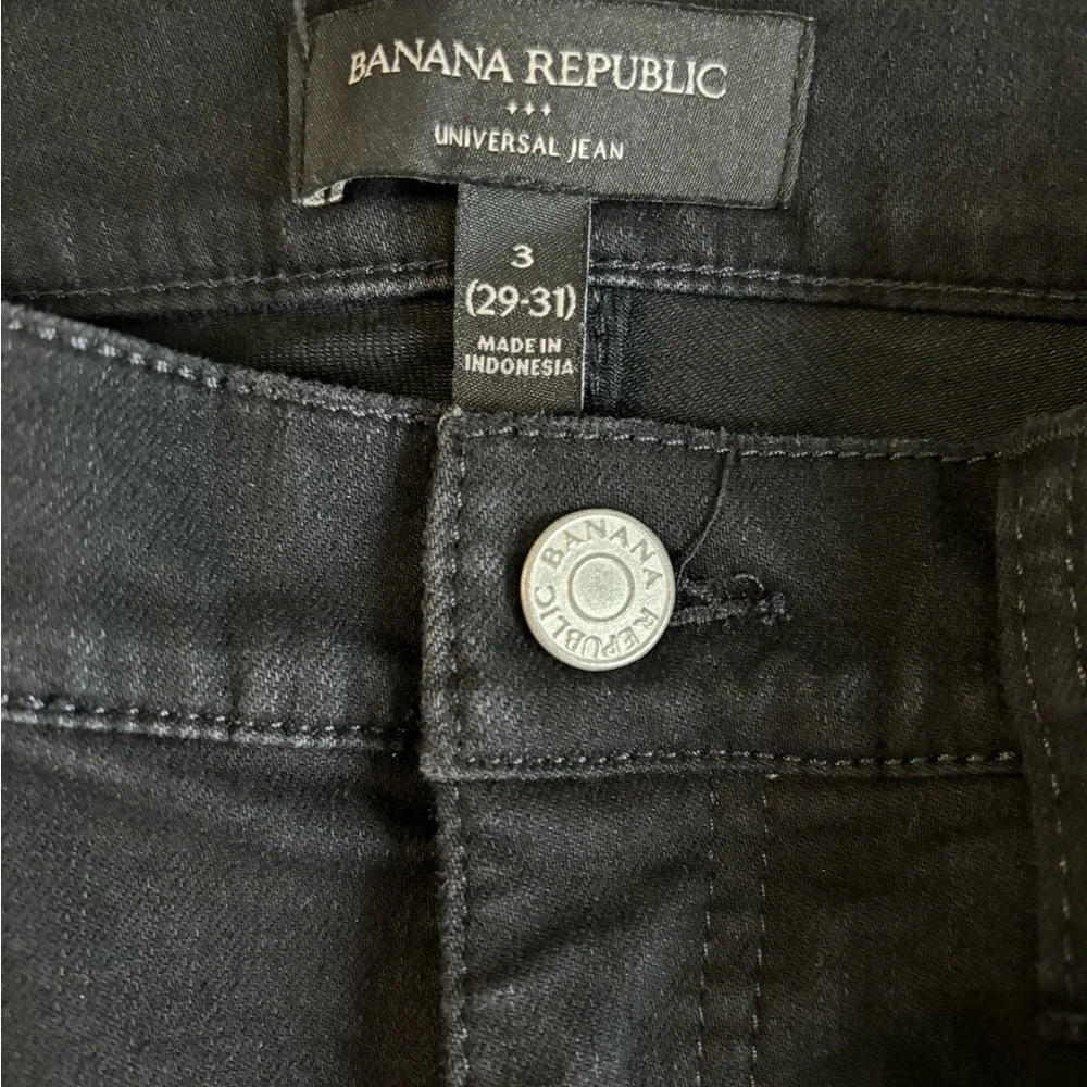 Like New Banana Republic Black Jeans - Picture 3 of 7